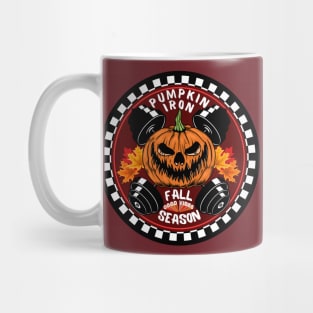 Pumpkin Iron Fall good vibes Season 2023 Halloween workout Mug